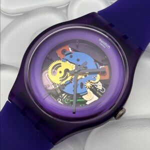 Swatch Watch  SUOV100  PURPLE LACQUERED